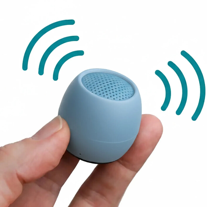 Avis Boompods Mini Enceinte Sans Fil TWS Bluetooth Collection Zero Ocean Étanche IPX6 Bleu clair