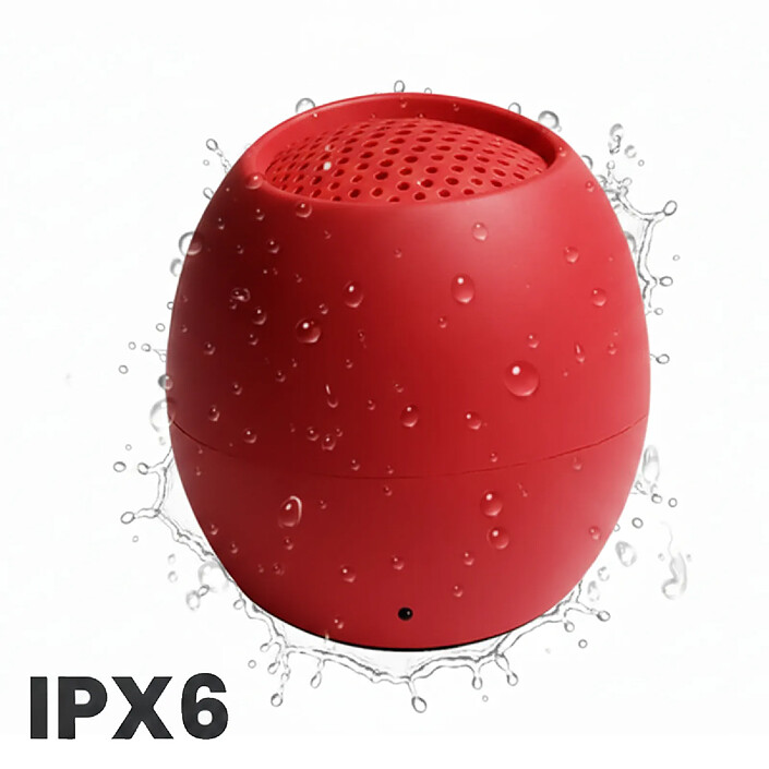 Acheter Boompods Mini Enceinte Sans Fil TWS Bluetooth Étanche IPX6 Collection Zero Rouge