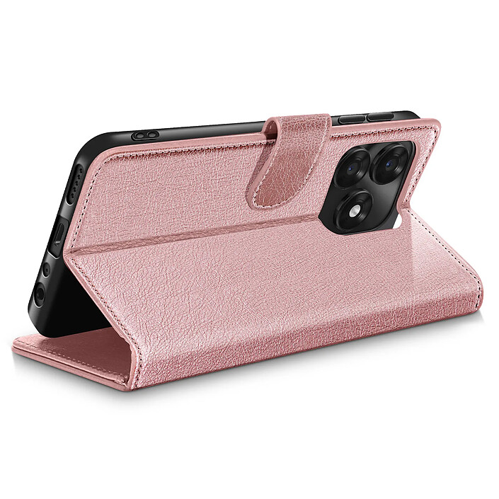Acheter Avizar Étui Portefeuille pour Honor X5c Plus 4G Série Chesterfield avec Support Vidéo