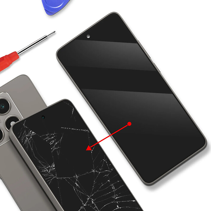 Acheter Clappio Écran Complet pour Xiaomi 14T avec Vitre et Châssis Préassemblés