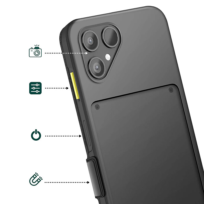 Avis Fairphone Étui Folio pour Fairphone 6 Premium Horizon avec Rabat Souple Noir