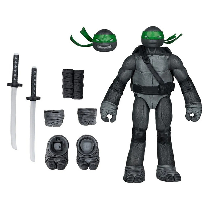Acheter Les Tortues Ninja Page Punchers - Figurine Leonardo (Black White & Green) (Red Platinum Edition) 13 cm