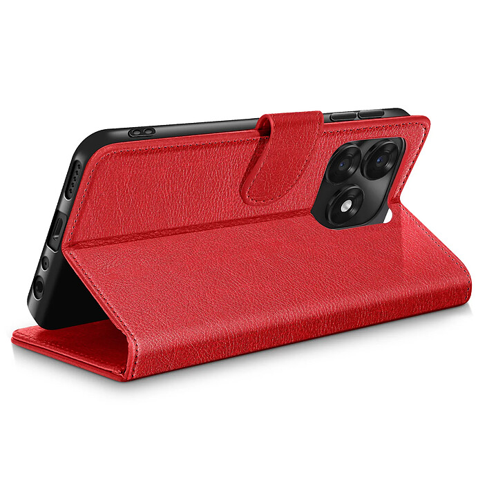 Acheter Avizar Étui Portefeuille pour Honor X5c Plus 4G Série Chesterfield avec Support Vidéo