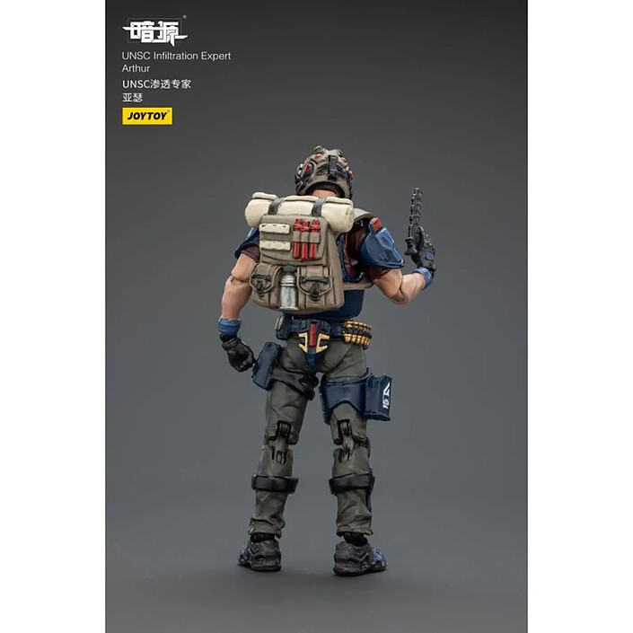 UNSC Dark Source - Figurine Infiltration Expert Arthur 7 cm pas cher
