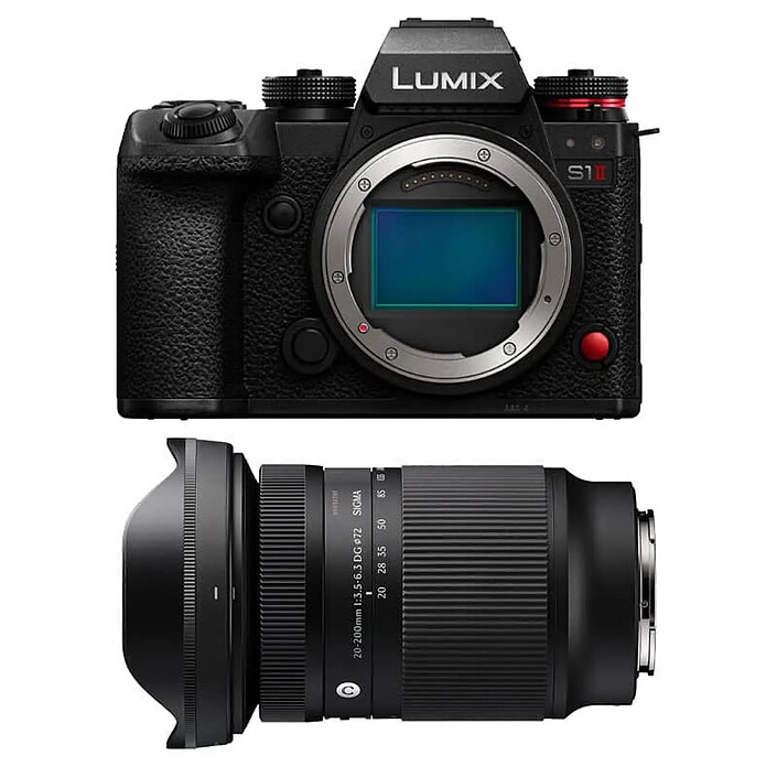 PANASONIC Lumix S1 II + Objectif SIGMA 20-200mm f/3.5-6.3 Contemporary