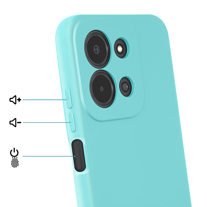 Avis Avizar Coque pour Redmi 15C Soft-Touch en Silicone Série Fast Cover