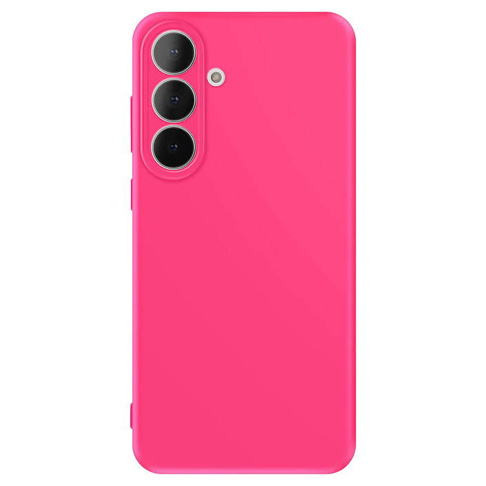 Avizar Coque pour Galaxy S25 FE Soft-Touch en Silicone Série Fast Cover Fuchsia