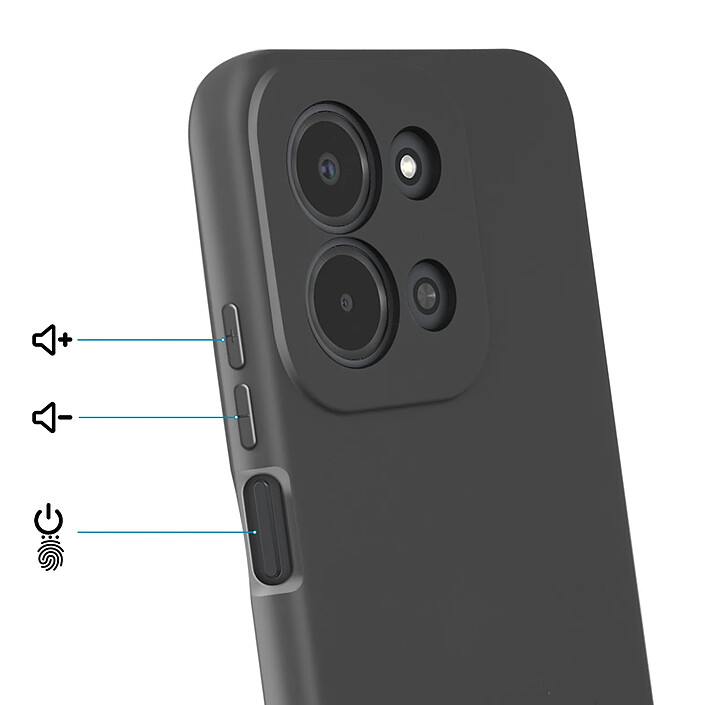 Avis Avizar Coque pour Redmi 15C Soft-Touch en Silicone Série Fast Cover