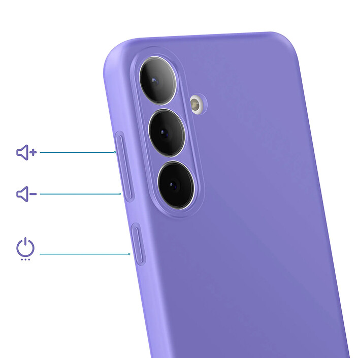 Avis Avizar Coque pour Galaxy S25 FE Soft-Touch en Silicone Série Fast Cover