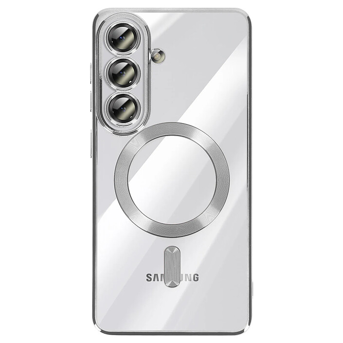 Avizar Coque pour Galaxy S26 MagSafe Souple Antichocs avec Contour Chromé