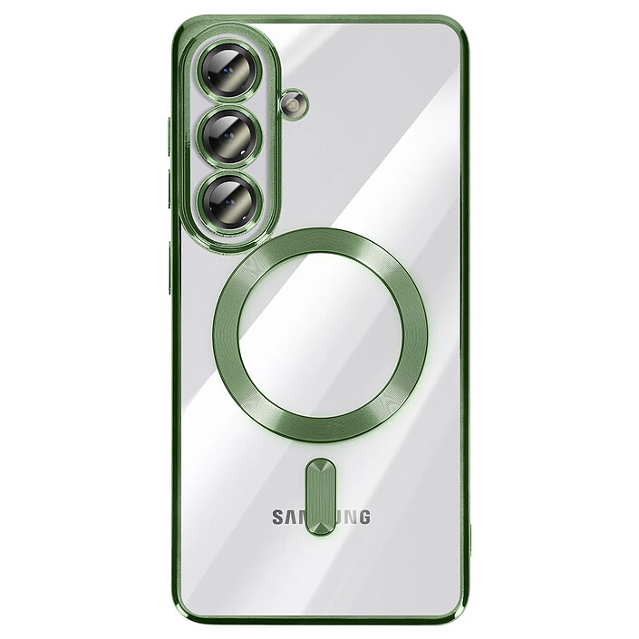 Avizar Coque pour Galaxy S26 MagSafe Souple Antichocs avec Contour Chromé