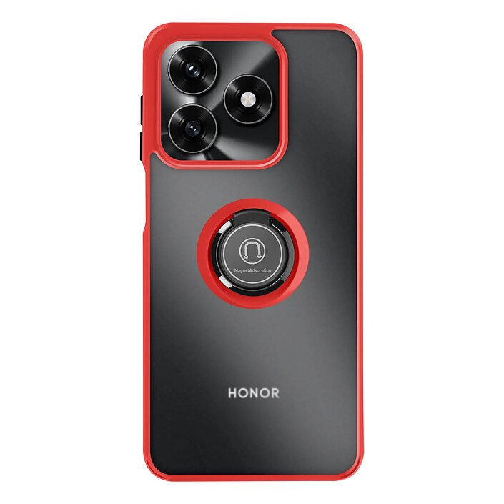 Avizar Coque pour Honor X5c Plus 4G avec Anneau Magnétique Rotatif et Finition Givrée