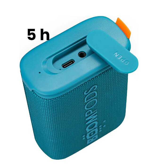 Avis Boompods Enceinte Bluetooth 5.3 Portable 5W Modèle BeachBoom 1200mAh avec Micro Bleu