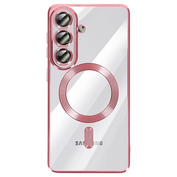Avizar Coque pour Galaxy S26 Plus MagSafe Souple Antichocs avec Contour Chromé