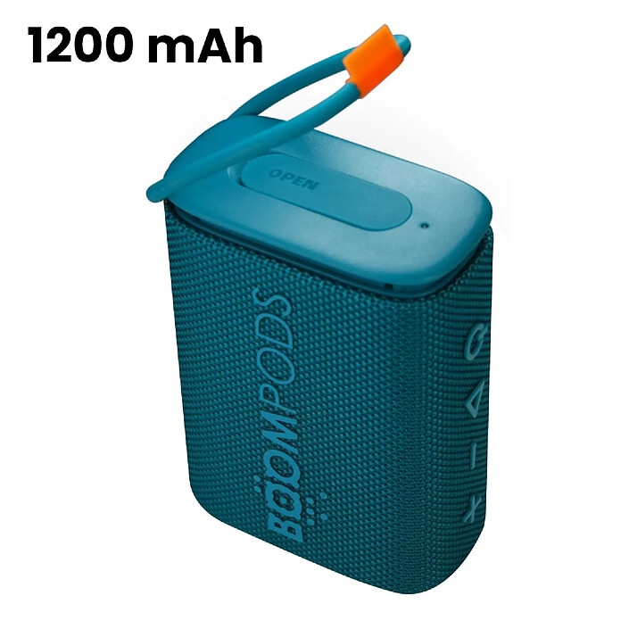 Boompods Enceinte Bluetooth 5.3 Portable 5W Modèle BeachBoom 1200mAh avec Micro Bleu pas cher