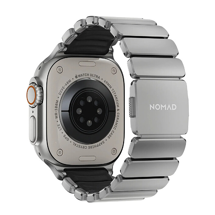 Nomad Bracelet Sport Renforcé pour Watch 49mm avec Fermoir Magnétique Gris