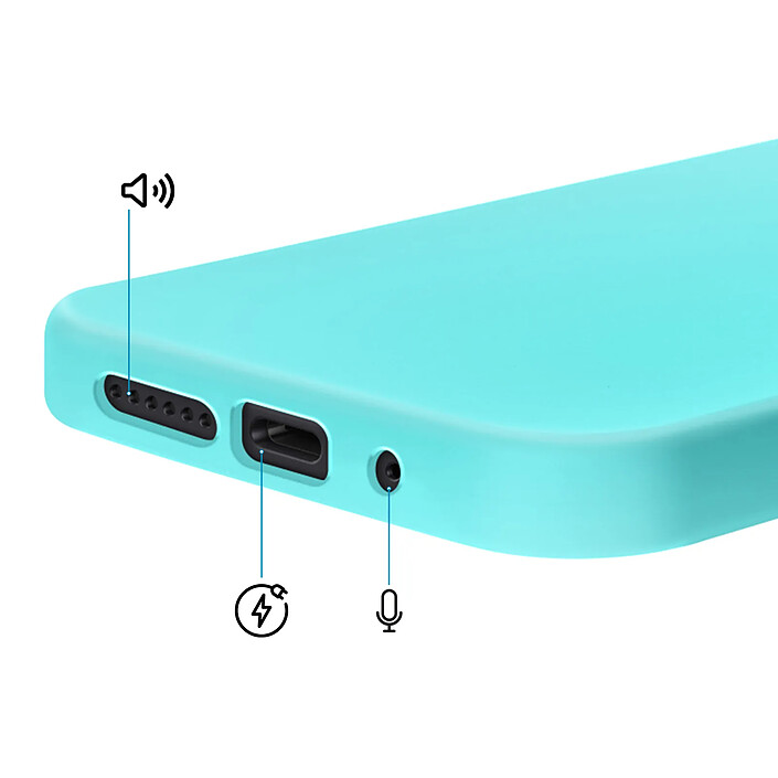 Avizar Coque pour Redmi 15 5G Soft-Touch en Silicone Série Fast Cover pas cher