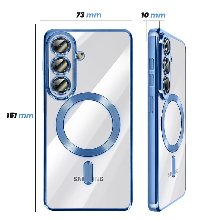 Avis Avizar Coque pour Galaxy S26 MagSafe Souple Antichocs avec Contour Chromé