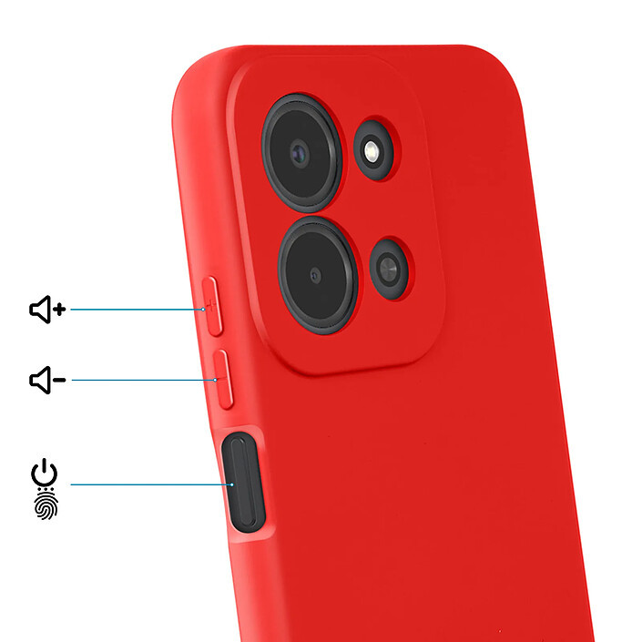 Avis Avizar Coque pour Redmi 15C Soft-Touch en Silicone Série Fast Cover