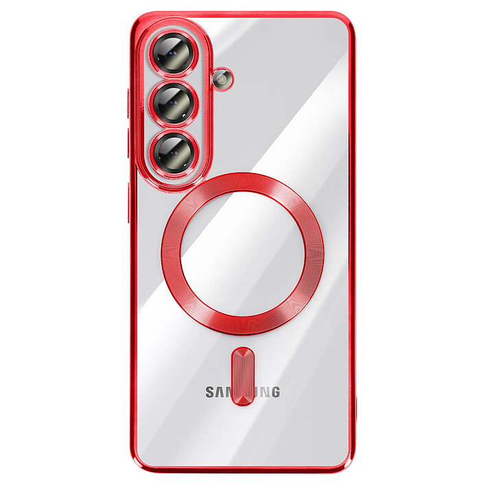 Avizar Coque pour Galaxy S26 Plus MagSafe Souple Antichocs avec Contour Chromé