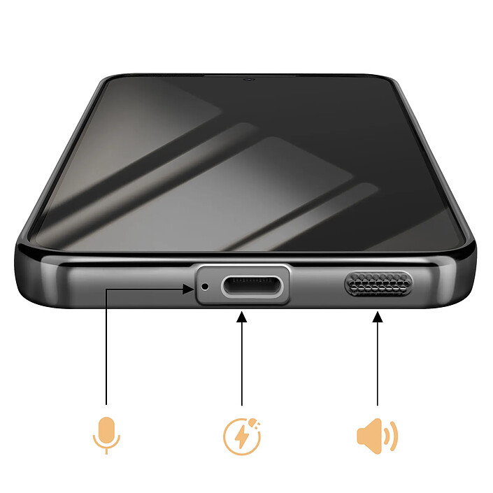 Avizar Coque pour Galaxy S26 MagSafe Souple Antichocs avec Contour Chromé pas cher