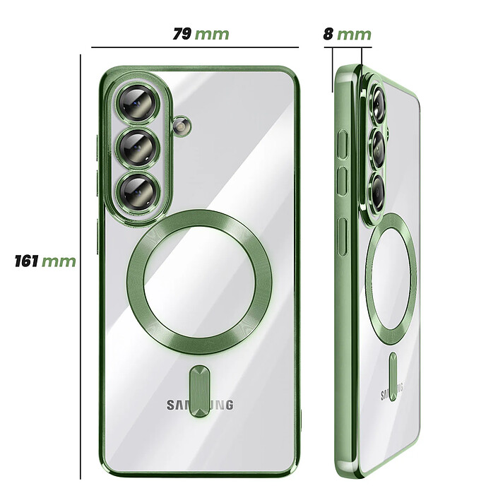 Avis Avizar Coque pour Galaxy S26 Plus MagSafe Souple Antichocs avec Contour Chromé