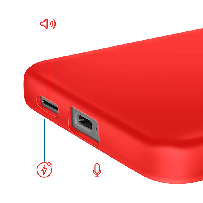 Avizar Coque pour Galaxy S25 FE Soft-Touch en Silicone Série Fast Cover pas cher