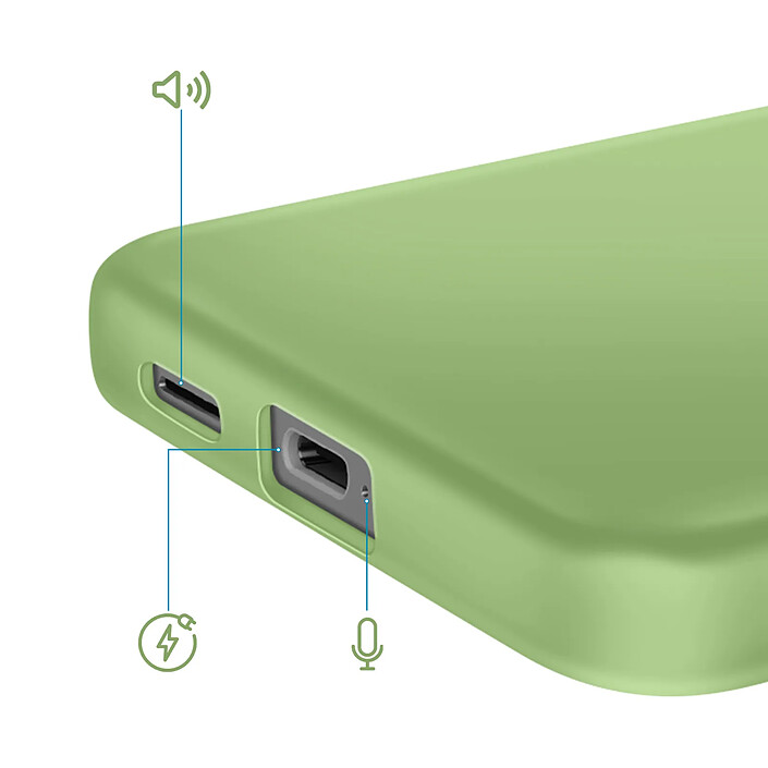Avizar Coque pour Galaxy S25 FE Soft-Touch en Silicone Série Fast Cover pas cher