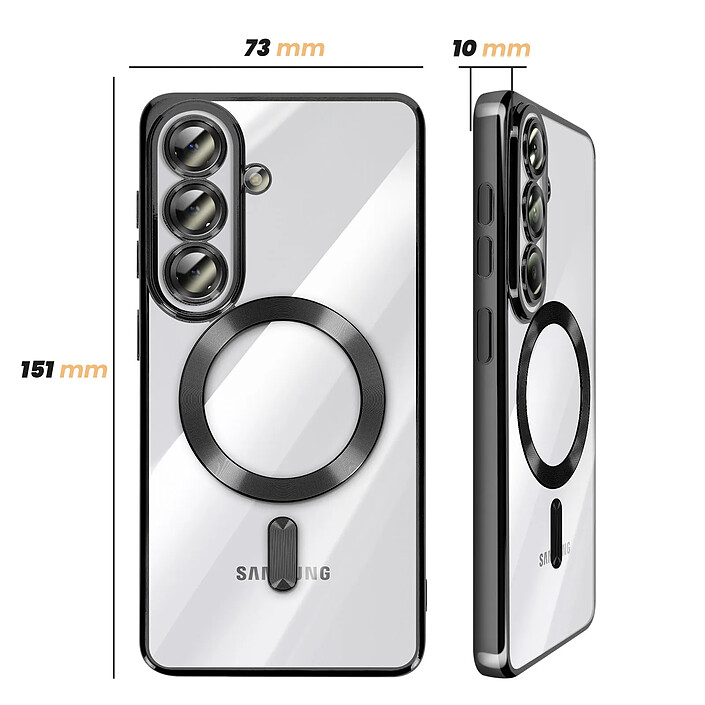 Avis Avizar Coque pour Galaxy S26 MagSafe Souple Antichocs avec Contour Chromé