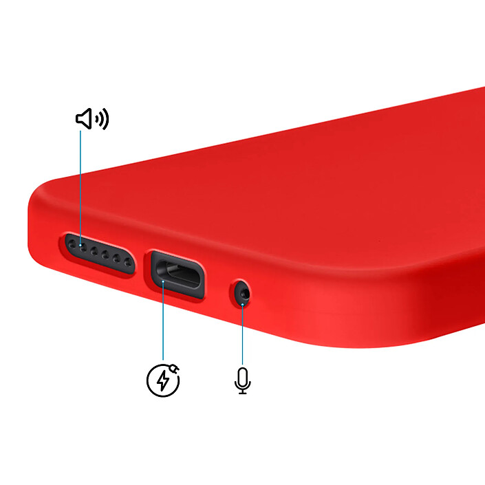 Avizar Coque pour Redmi 15 5G Soft-Touch en Silicone Série Fast Cover pas cher
