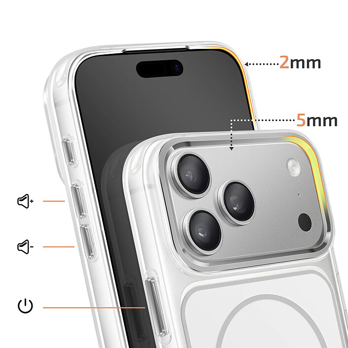 Avis Avizar Coque MagSafe pour iPhone 17 Pro Protection Bi-matière Ultra Renforcé