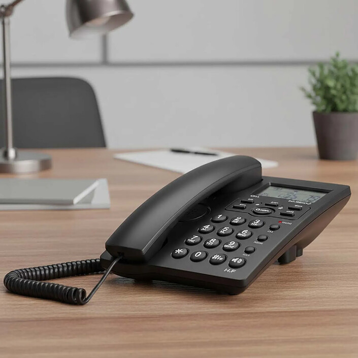 Avis Avizar Téléphone Fixe Modèle TX-8975 Multifonction avec Écran LCD 16 Caractères