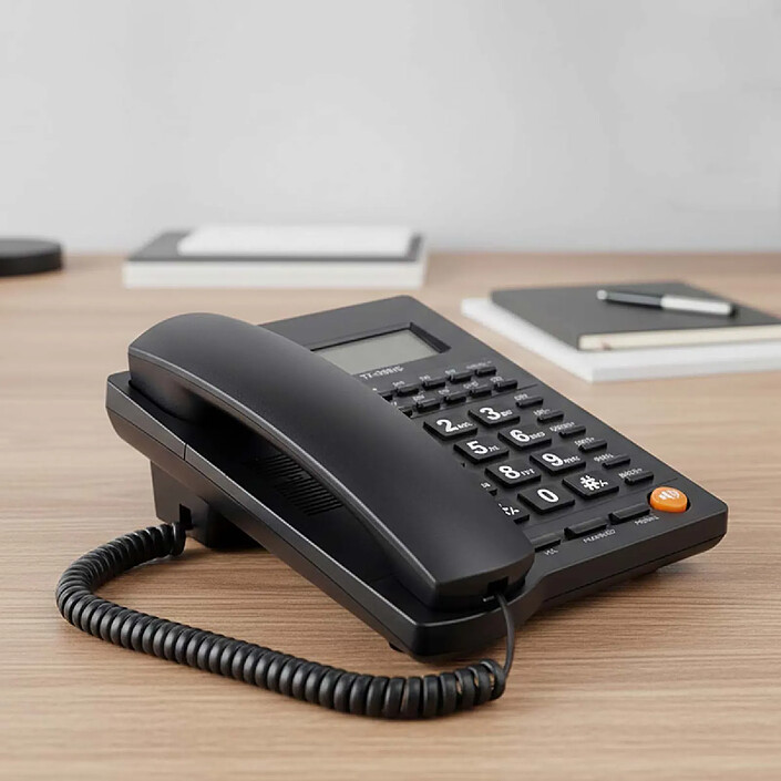 Avis Avizar Téléphone Fixe Filaire Multifonction avec Écran LCD / Touches M1 à M10