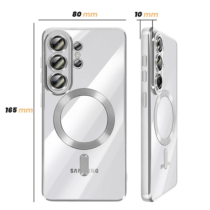 Avis Avizar Coque pour Galaxy S26 Ultra Compatible MagSafe avec Contour Chromé