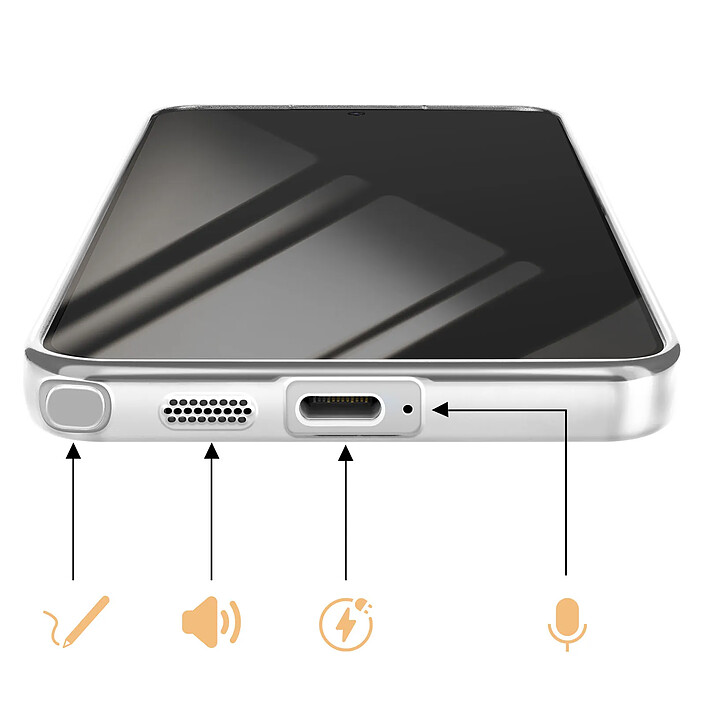 Avizar Coque pour Galaxy S26 Ultra Compatible MagSafe avec Contour Chromé pas cher