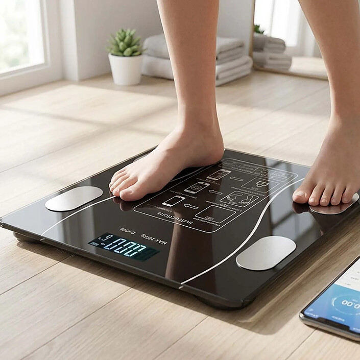 Avis Avizar Balance Connectée Digitale Intelligent en Verre Trempé Résistant