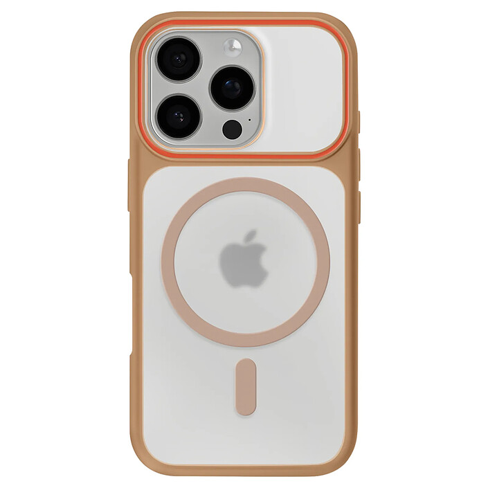 Avizar Coque MagSafe pour iPhone 16 Pro Protection Bi-matière Dos Rigide