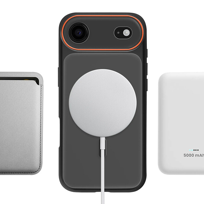 Avizar Coque MagSafe pour iPhone iPhone Air Protection Bi-matière Dos Rigide pas cher