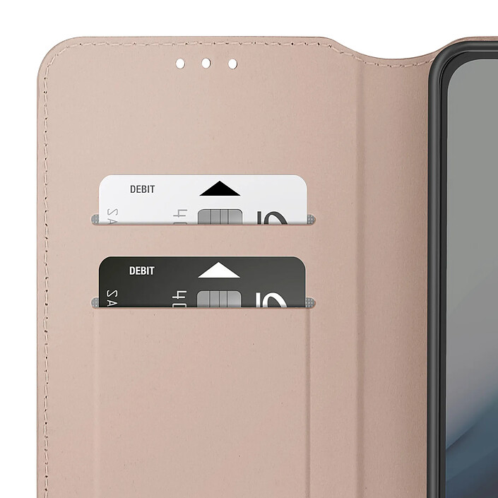 Avizar Étui pour Xiaomi Redmi 15 5G Séries Classic avec Porte-carte et Support Vidéo Dorée pas cher