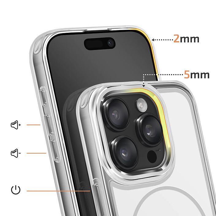 Avis Avizar Coque MagSafe pour iPhone 16 Pro Protection Bi-matière Ultra Renforcé