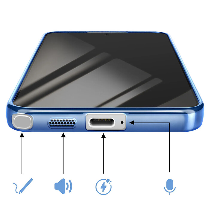 Avizar Coque pour Galaxy S26 Ultra Compatible MagSafe avec Contour Chromé pas cher