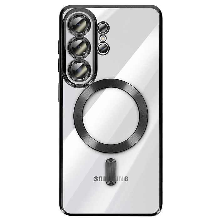 Avizar Coque pour Galaxy S26 Ultra Compatible MagSafe avec Contour Chromé