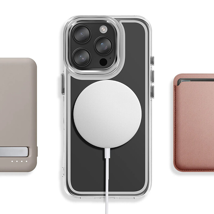 Avizar Coque MagSafe pour iPhone 16 Pro Protection Bi-matière Ultra Renforcé pas cher