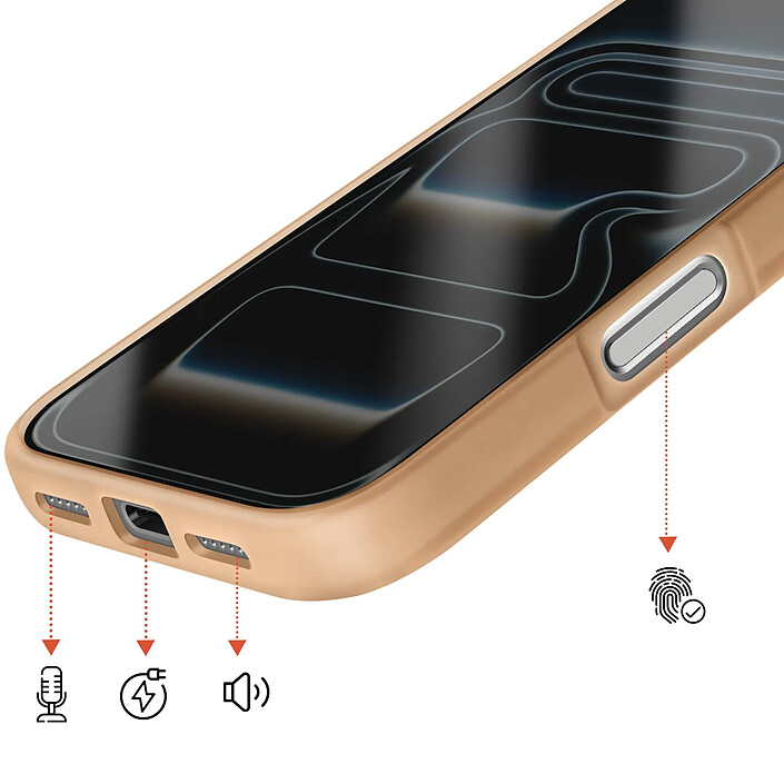Acheter Avizar Coque MagSafe pour iPhone 17 Pro Protection Bi-matière Dos Rigide