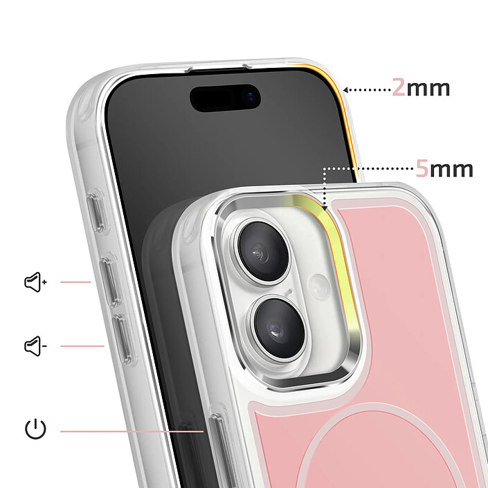 Avis Avizar Coque MagSafe pour iPhone 17 Protection Bi-matière Ultra Renforcé