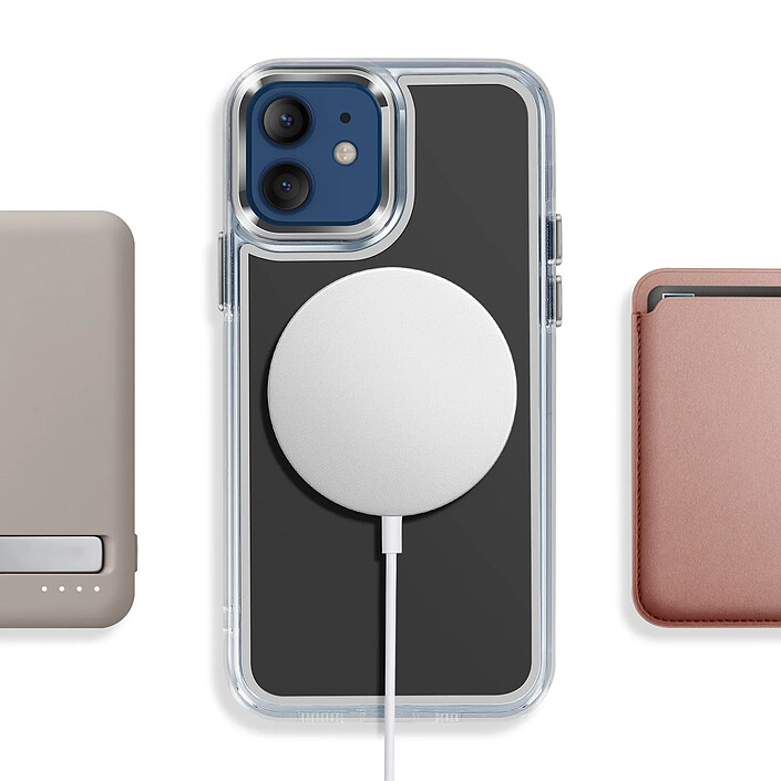 Avizar Coque MagSafe pour iPhone 12 / 12 Pro Protection Bi-matière Ultra Renforcé pas cher