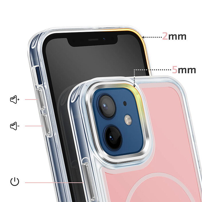 Avis Avizar Coque MagSafe pour iPhone 12 / 12 Pro Protection Bi-matière Ultra Renforcé