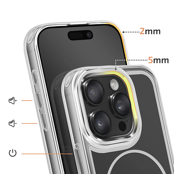 Avis Avizar Coque MagSafe pour iPhone 16 Pro Protection Bi-matière Ultra Renforcé