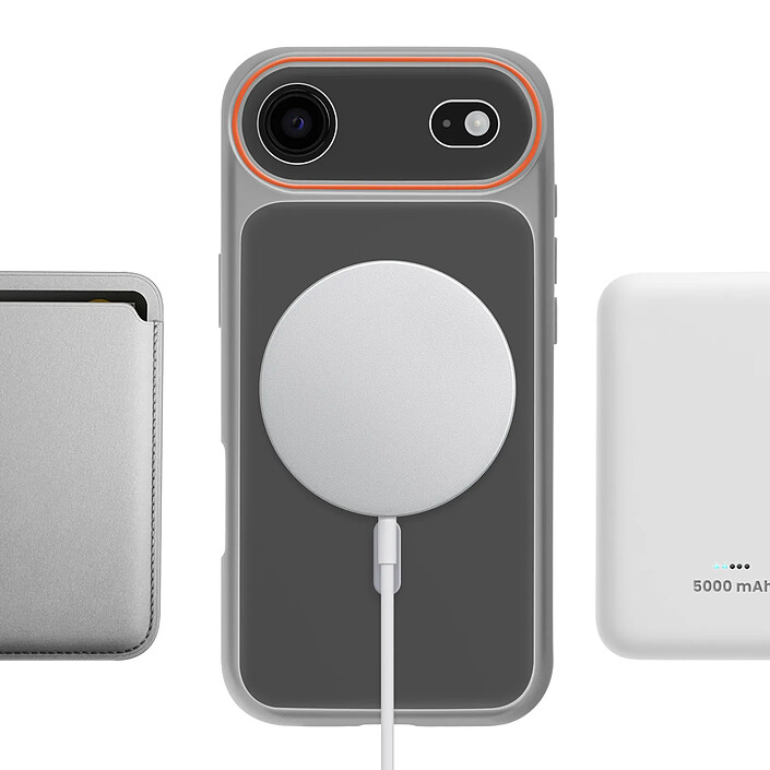 Avizar Coque MagSafe pour iPhone iPhone Air Protection Bi-matière Dos Rigide pas cher