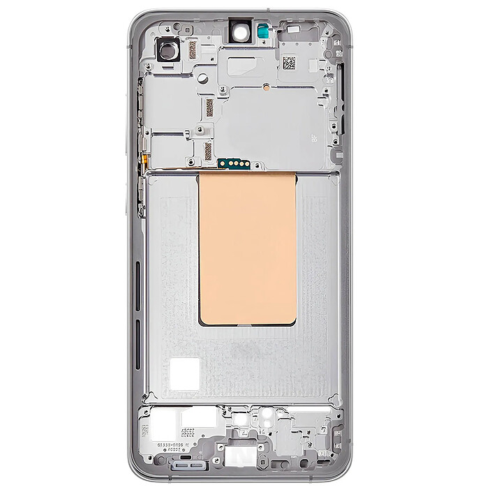 Clappio Châssis Central de Remplacement pour Samsung Galaxy S24 FE Argent